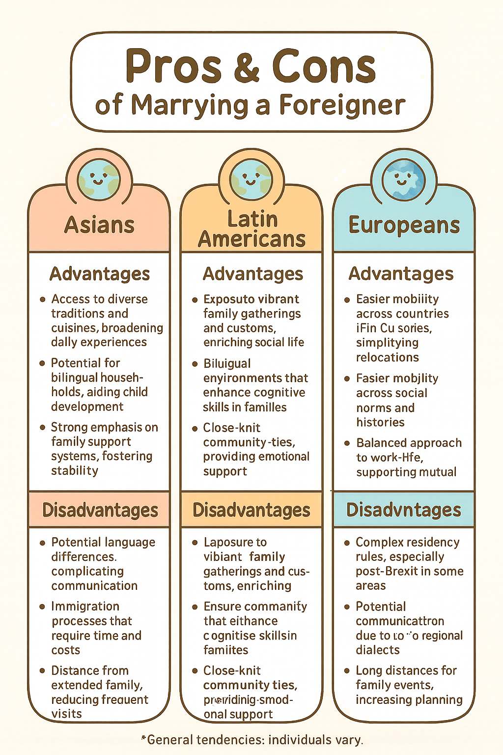 Pros and Cons of International Marriage